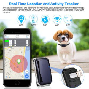 Collar impermeable para mascotas GSM AGPS Wifi