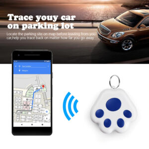 Rastreador GPS inteligente Bluetooth con diseño de garra para mascotas